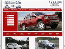 Tablet Screenshot of mathisauto.com